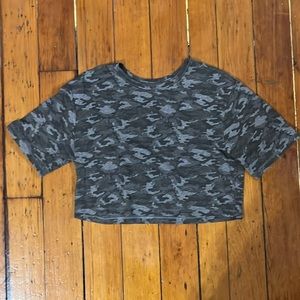 Fabletics Camo Crop Top size small